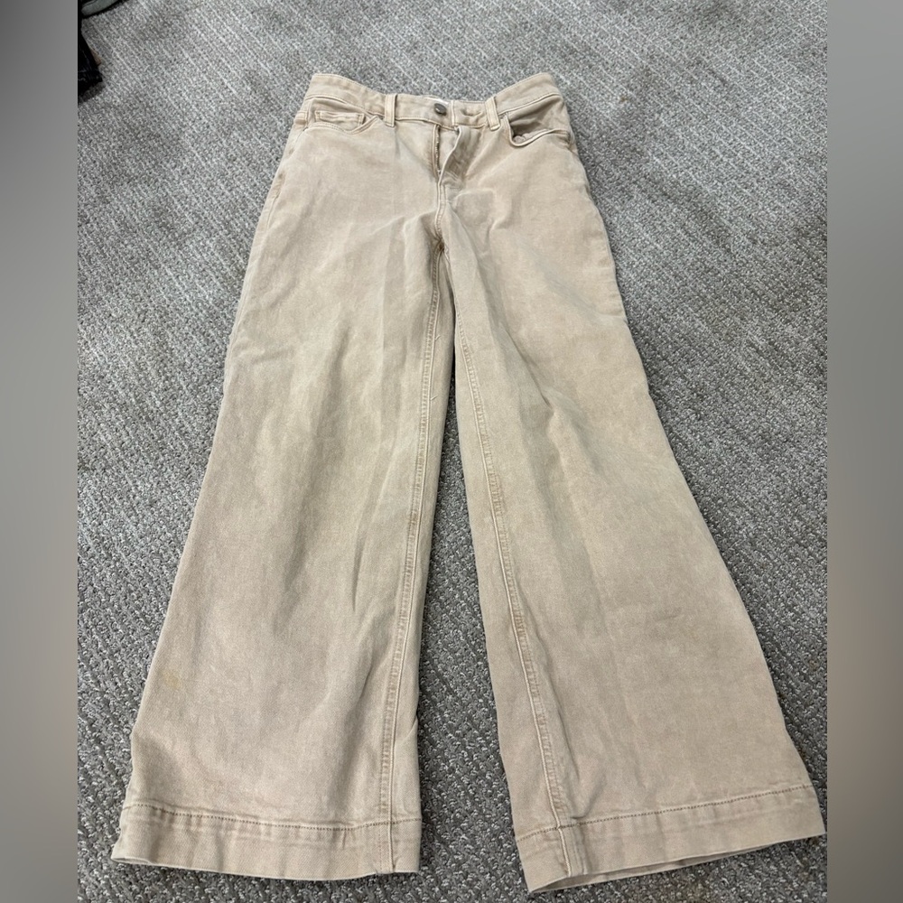 PAIGE Women's Cream Flare Jeans